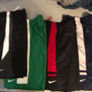 4 pair Boys L Nike basketball shorts